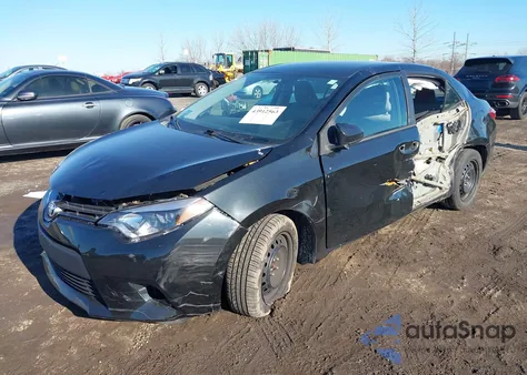 2015 Toyota Corolla Le z USA, uszkodzony, nr VIN 2T1BURHE3FC431951